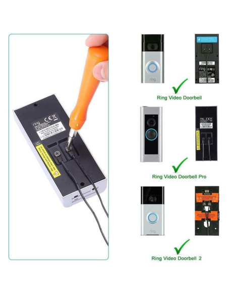 Adaptador de Alimentación Ousaly 18V 1A para Timbres Inteligentes