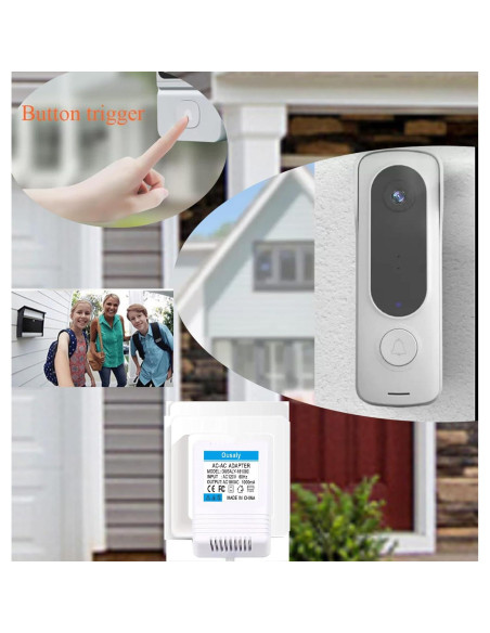 Adaptador de Alimentación Ousaly 18V 1A para Timbres Inteligentes