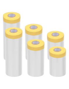 Cinta y Película de Enmascarar Hedume 6 Piezas 120m