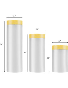Cinta y Película de Enmascarar Hedume 6 Piezas 120m 2