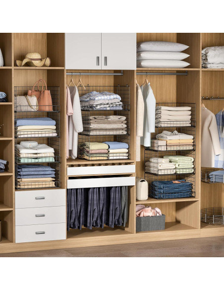 Organizador de Closet Apilable Yociyoga 4 Niveles 30x40x80cm Organizador de Closet Apilable Yociyoga 4 Niveles 30x40x80cm