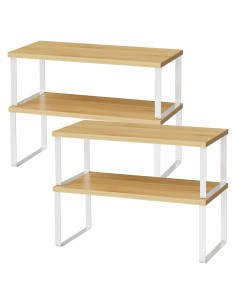 Organizadores de Estantes de Gabinete OGEMXU 4 Piezas 40 cm