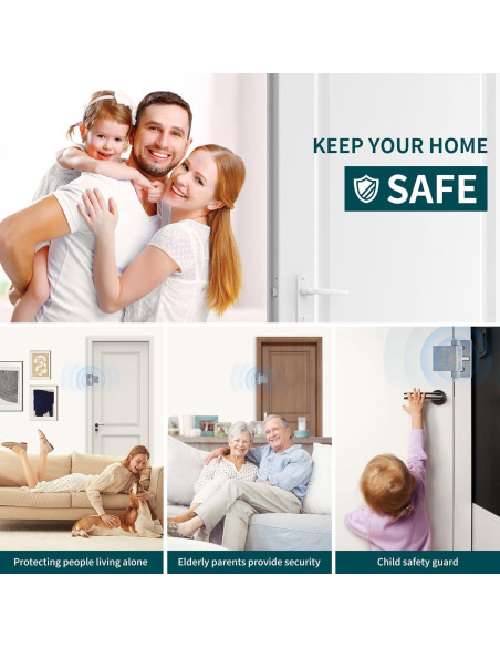 Cerradura de Puerta Reforzada JIADAXIN Aluminio 0.15 kg