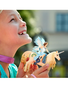 Set de Juguetes Sirena Eyela y Unicornio Dorado Schleich 2
