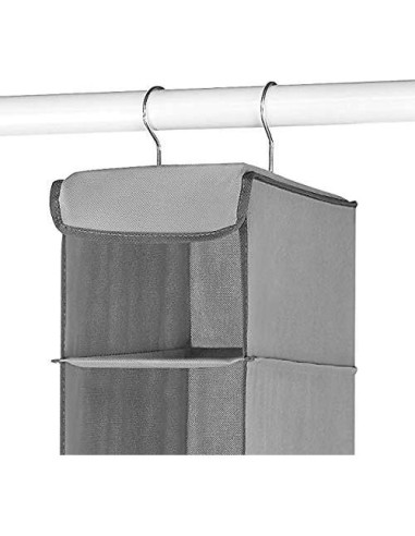 Estante Colgante para Zapatos Whitmor 8 Secciones Gris