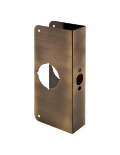 Placa de Refuerzo de Cerradura Prime-Line U 9569 Latón Antiguo