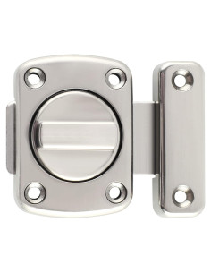 Cerradura de Puerta Alise MS220U con Pestillo Deslizante Cepillado