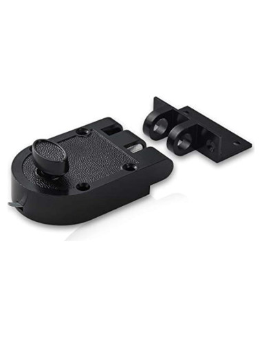 Cerradura de Doble Cilindro SUMBIN con Llave - Negro