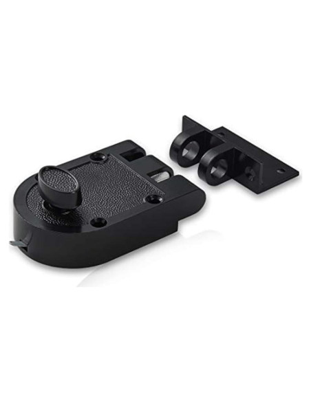 Cerradura de Doble Cilindro SUMBIN con Llave - Negro