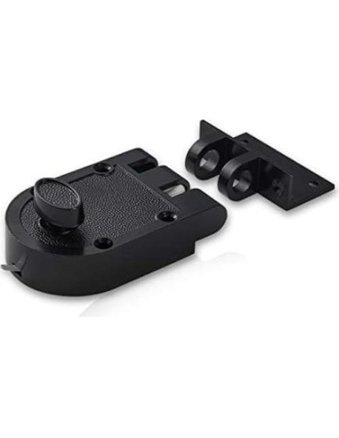 Cerradura de Doble Cilindro SUMBIN con Llave - Negro