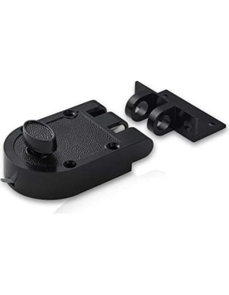 Cerradura de Doble Cilindro SUMBIN con Llave - Negro