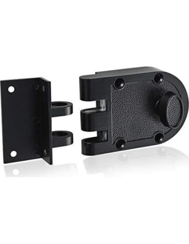 Cerradura de Doble Cilindro SUMBIN con Llave - Negro