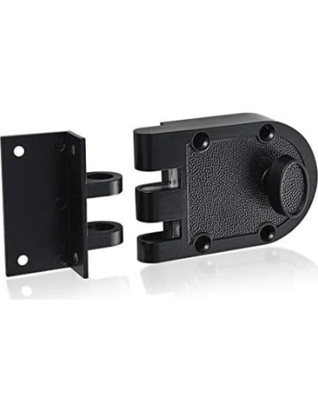 Cerradura de Doble Cilindro SUMBIN con Llave - Negro