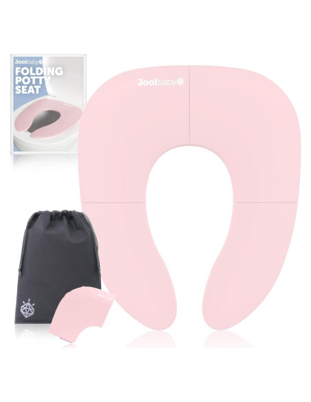Asiento de Baño Plegable Jool Baby Rosa para Niños