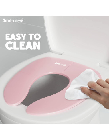 Asiento de Baño Plegable Jool Baby Rosa para Niños