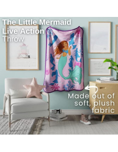 Manta Suave Franco La Sirenita 116x152 cm Micro Raschel 2