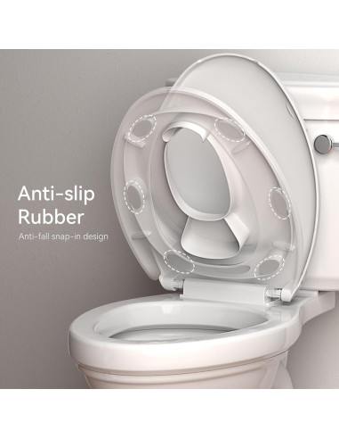 Asiento de Entrenamiento para Baño R&T Niños Ovalado Antideslizante