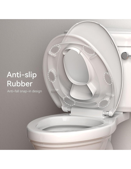 Asiento de Entrenamiento para Baño R&T Niños Ovalado Antideslizante