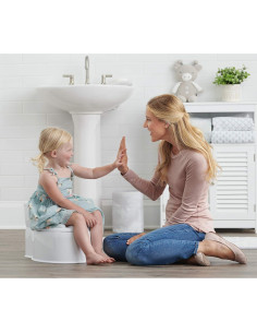 Inodoro Entrenador de Baño Regalo 2-en-1 con Sonido Realista 2