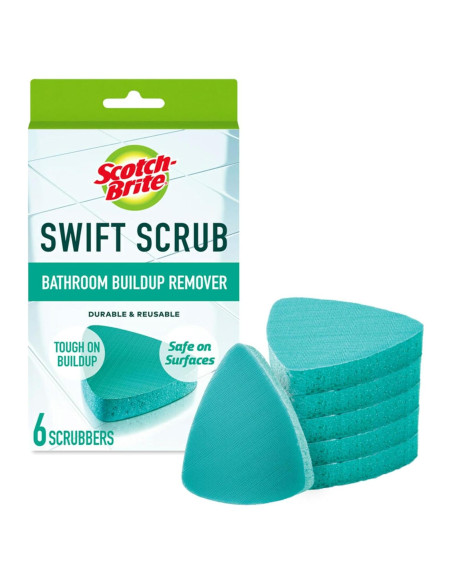 Almohadillas de Limpieza Scotch-Brite Swift Scrub 6 Pzas