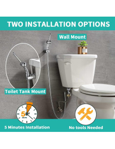 Rociador de Bidet de Mano BARROCK con Manguera 119 cm 2