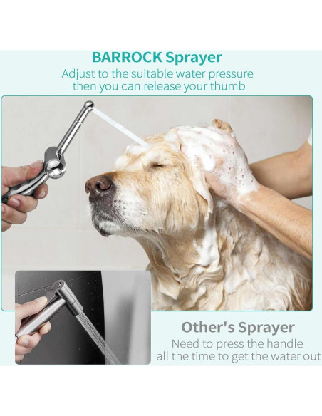 Rociador de Bidet Manual Barrock Cromo 7 Orificios