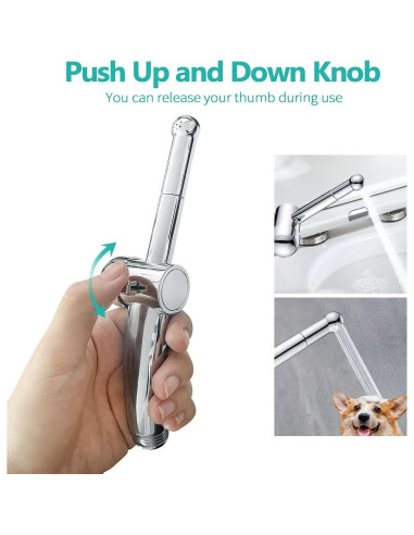 Rociador de Bidet Manual Barrock Cromo 7 Orificios