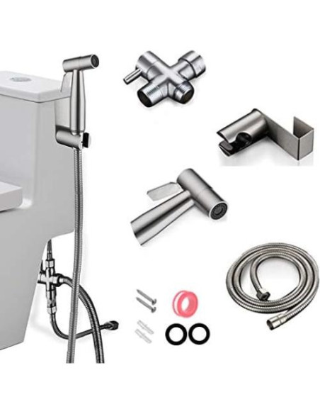 Rociador de Bidet Droiee Acero Inoxidable 1.2m Ajustable