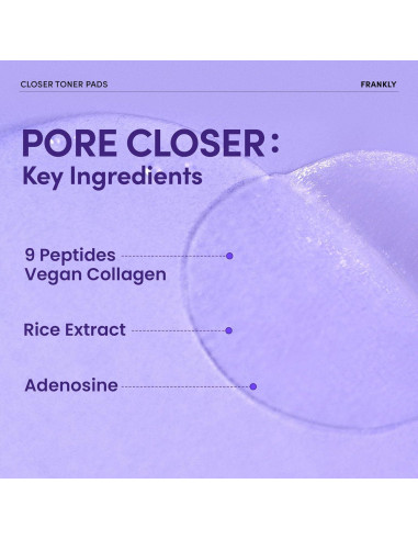 Almohadillas Tonificantes Frankly con Extracto de Arroz 9 Péptidos