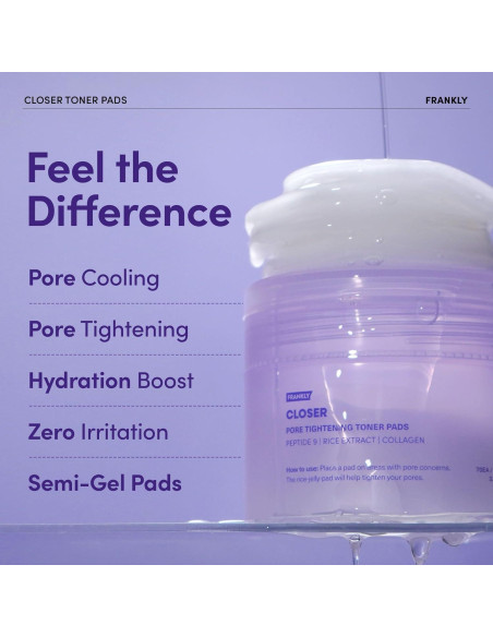 Almohadillas Tonificantes Frankly con Extracto de Arroz 9 Péptidos