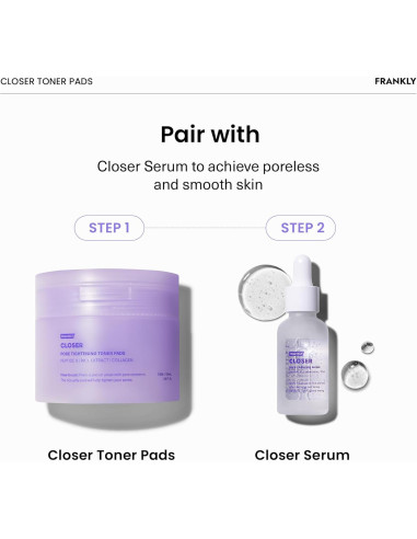 Almohadillas Tonificantes Frankly con Extracto de Arroz 9 Péptidos