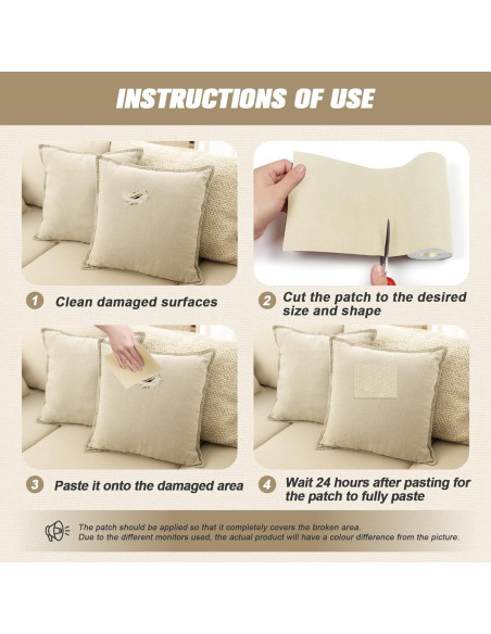 Parches de Reparación de Lona OAZ 10,16 x 200,66 cm Negro