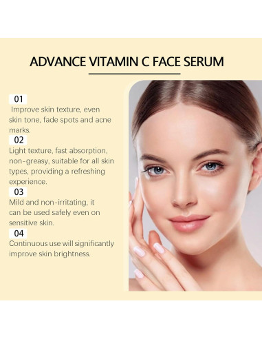 Tónico Facial Hidratante Aultink Vitamina C 130ml