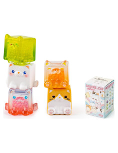 BEEMAI Paquete Sorpresa Gato Cuadrado 5 Figuras Kawaii