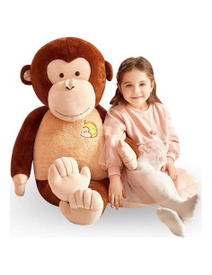 Mono de Peluche Gigante IKASA 77.8 cm Suave y Lavable