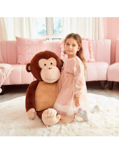 Mono de Peluche Gigante IKASA 77.8 cm Suave y Lavable 2