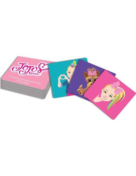 Juego de Memoria TCG JoJo Siwa - 72 Cartas Coloridas para Niños