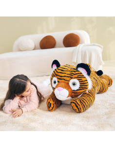 IKASA Tigre de Peluche Gigante 76 cm Suave y Esponjoso 2