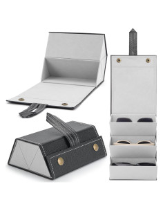 Estuche Organizador de Gafas de Sol Aubeco 3 Compartimentos