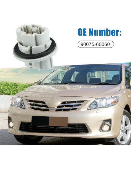 Portalámpara de luz de señal trasera A ABSOPRO para Toyota Corolla 2009-2013