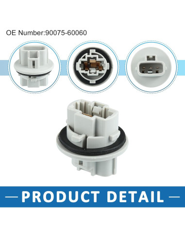 Portalámpara de luz de señal trasera A ABSOPRO para Toyota Corolla 2009-2013