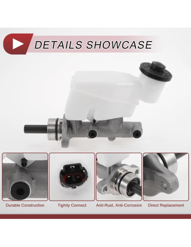 Cilindro Maestro de Freno HEROFFIX para Toyota Yaris 2007-2011