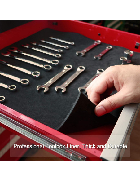 Forro de Caja de Herramientas CASOMAN 45.72 cm Antideslizante Forro de Caja de Herramientas CASOMAN 45.72 cm Antideslizante