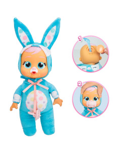 Muñeca Cry Babies Tiny Cuddles Brooks 23 cm Pijamas Conejo 2