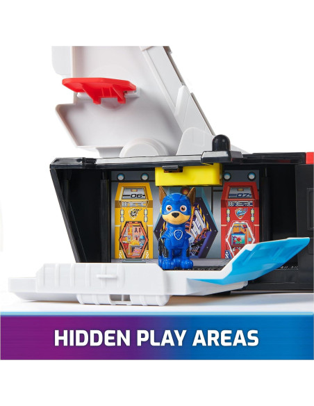 Base de Portaaviones HQ PAW Patrol con Chase y Vehículo