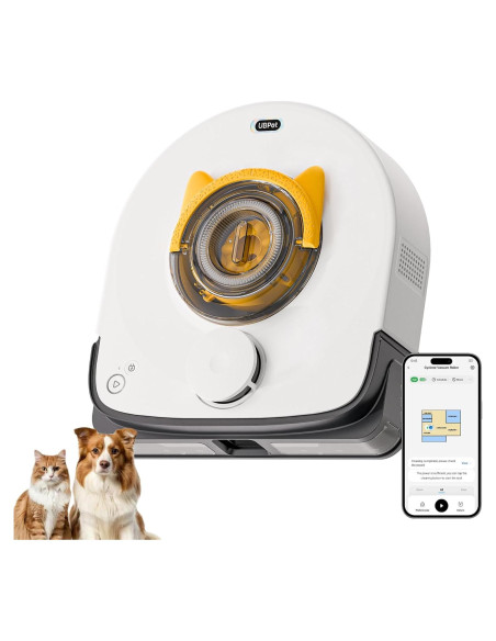 Aspirador Robot UBPET V10 para Mascotas, 22000 Pa, WiFi, HEPA