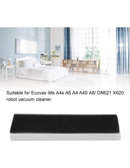 5 Filtros de Reemplazo para Aspiradora Robot Omabeta A4s A6 A4 A40 A8