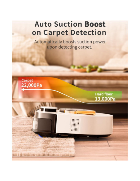 Aspirador Robot UBPET V10 para Mascotas, 22000 Pa, WiFi, HEPA
