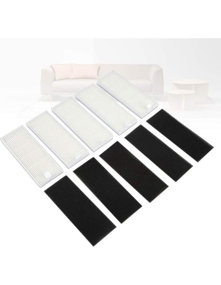 5 Filtros de Reemplazo para Aspiradora Robot Omabeta A4s A6 A4 A40 A8