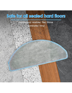 6 Almohadillas de Mopa COWINORY para iRobot Roomba Y0140 2